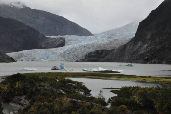 Medenhall Glacier, em Juneau, a capital do Alaska